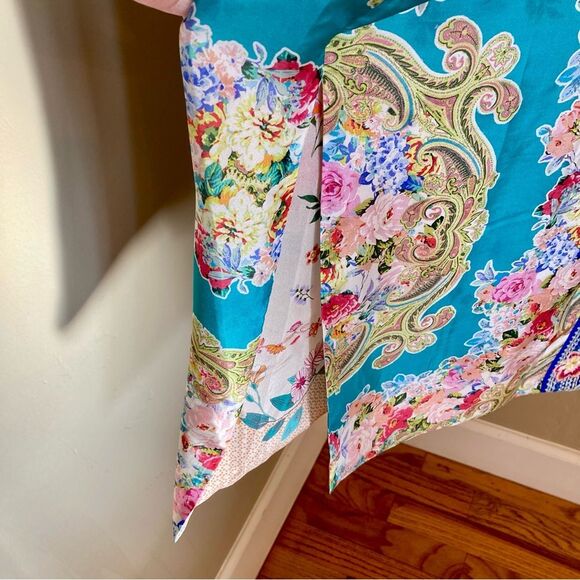 NEW Johnny Was Rivoray Nani Kimono Reversible Long Coat Silk Embroidered Size L - Picture 12 of 16